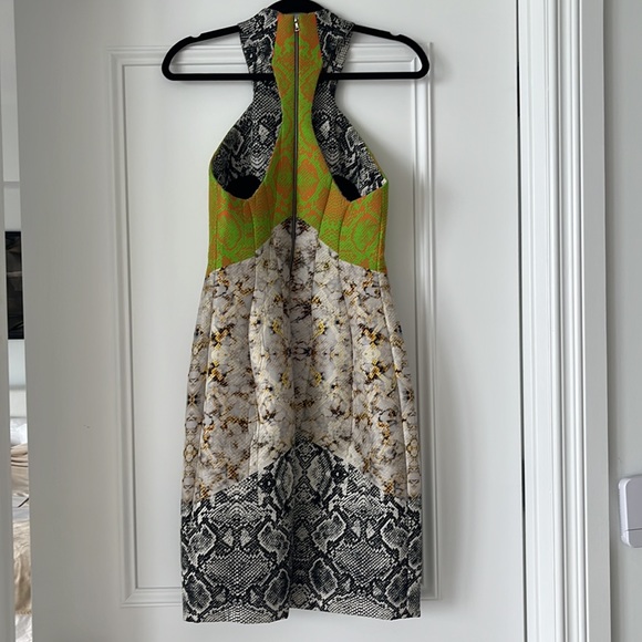 Josh Goot Snake Print Sculpt Racer Back Dress S US4/AUS 8 Australian Dion Lee - Picture 7 of 8